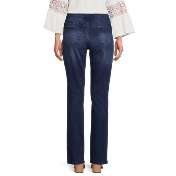 Code Bleu Chelsea Classic Straight Leg Jeans Women's Size 10 Medium Wash Blue - Picture 2 of 16